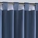 preview thumbnail 21 of 53, ThermaLogic Weathermate Insulated Cotton Tab Top Curtain Panel - Pair