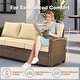 preview thumbnail 15 of 28, HOOOWOOO 7-piece Outdoor Wicker Rattan Patio Conversation Set with Fire Pit