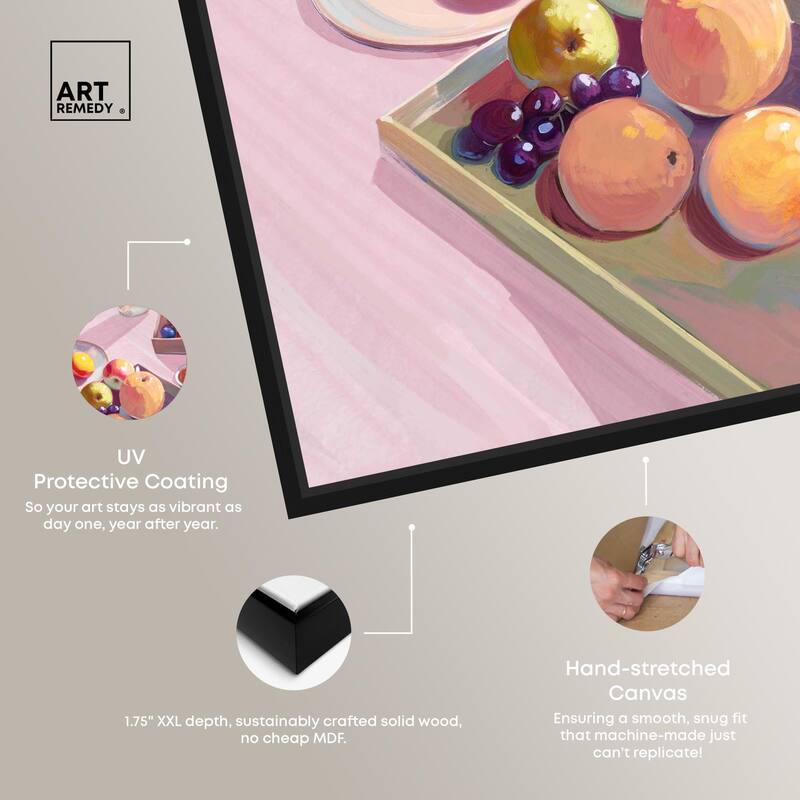 Fresh Fruits Canvas by Art Remedy