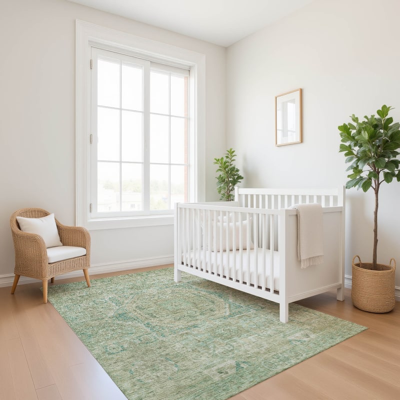 Premium Washable Super Soft Vintage Traditional Mayfield Rug