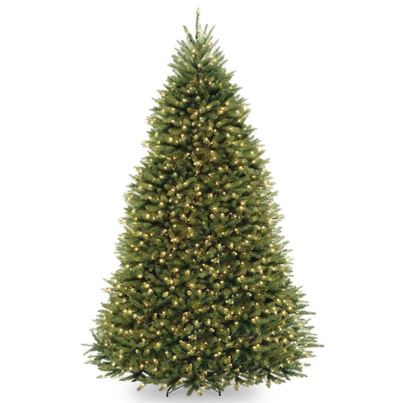 National Tree Company 9 ft. Dunhill Fir Christmas Tree with Clear Lights - 9 Foot