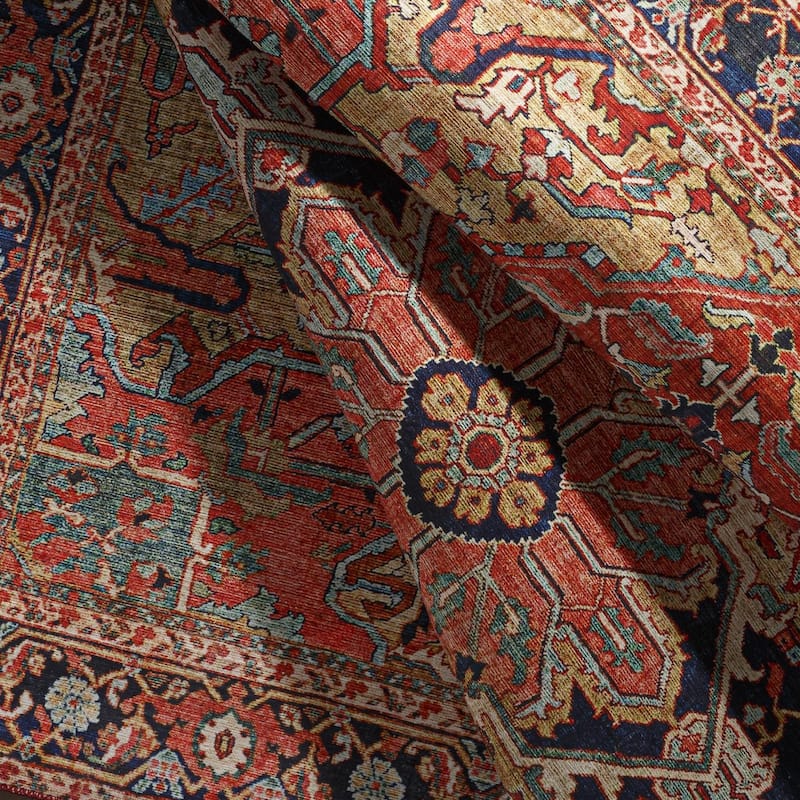 Livabliss Iris Persian Medallion Printed Area Rug