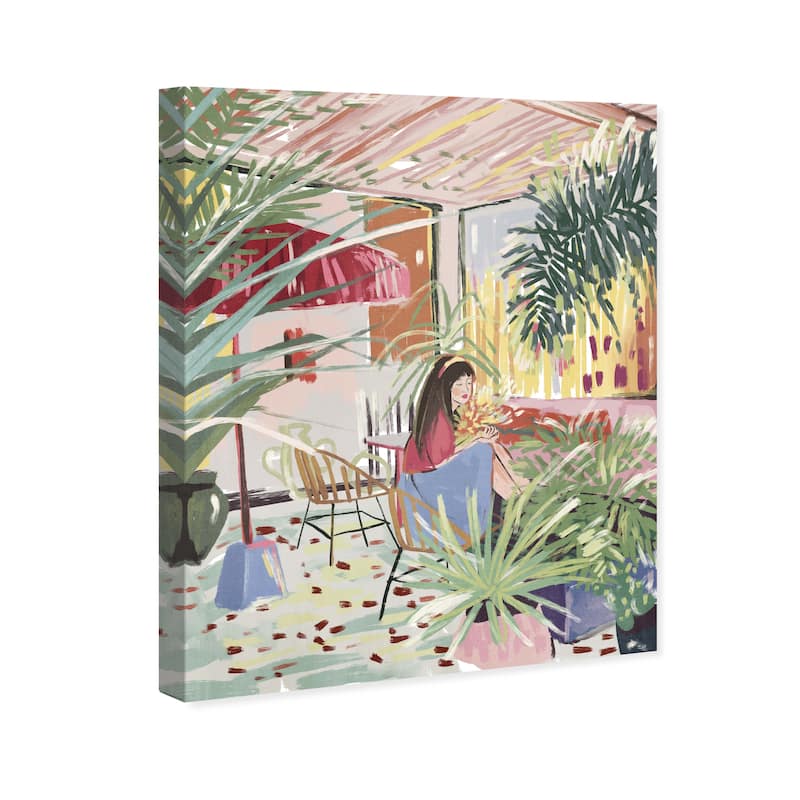 Wynwood Studio Fashion and Glam Grateful Everyday Green and Modern & Contemporary Wall Art Canvas Print