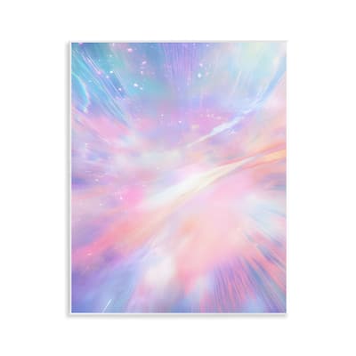 Stupell Iridescent Nebula Abstraction Wall Plaque Art Design By Franklyn Gregory