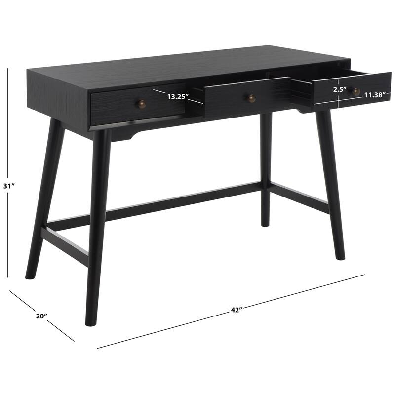 SAFAVIEH Jaunita Desk 3-Drawer Desk