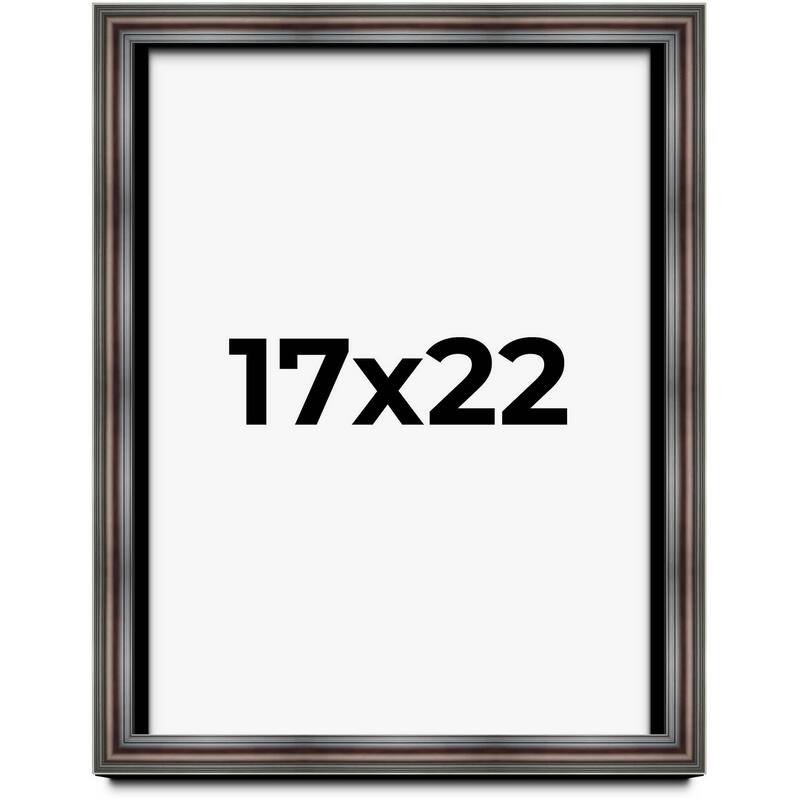 17x22 Shadow Box Frame Brown Cherry | 2.625 Inches Deep Pine Wood
