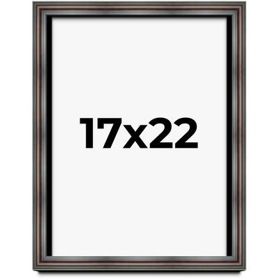 17x22 Shadow Box Frame Brown Cherry | 2.625 Inches Deep Pine Wood