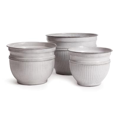 Camelia Pots, Set Of 3 - 3pc Set