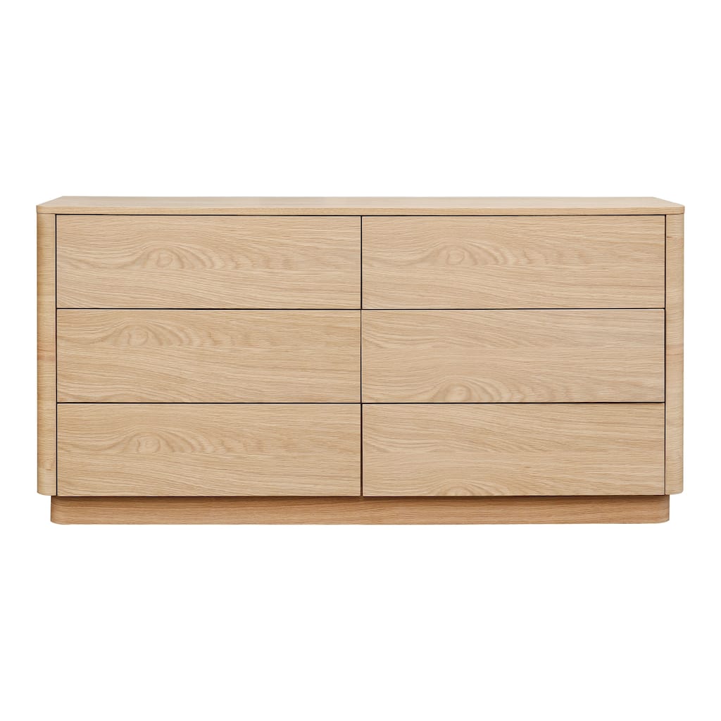 NADAAL STUDIOS Odette - Walnut and Oak Veneer Finish Dresser, Brown