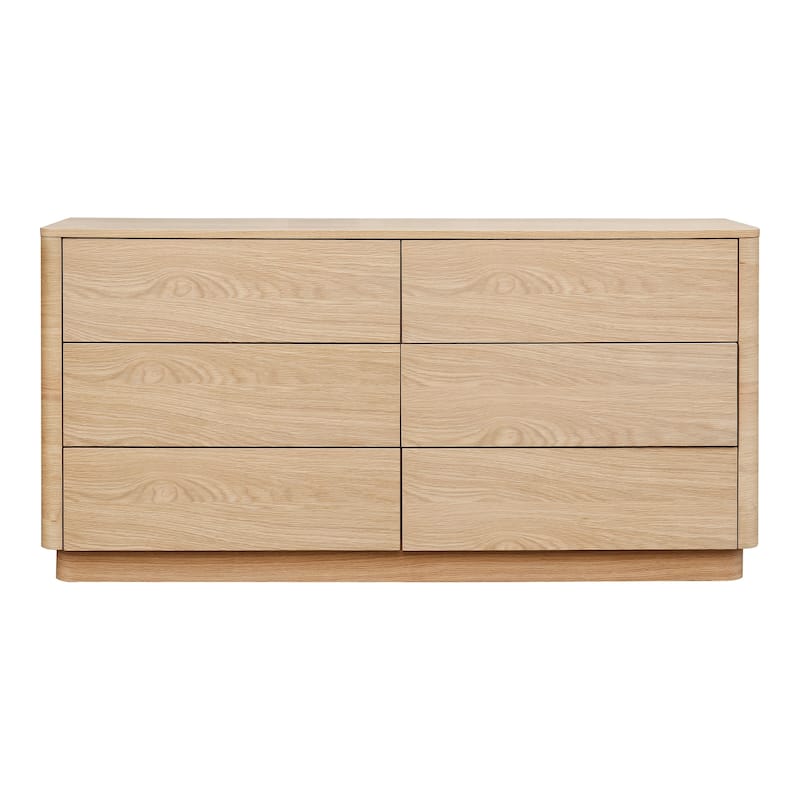 NADAAL STUDIOS Odette - Walnut and Oak Veneer Finish Dresser, Brown