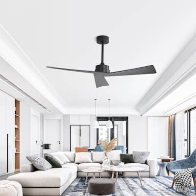 WINGBO 52" 3 ABS Blades DC Motor Ceiling Fan with Remote Control