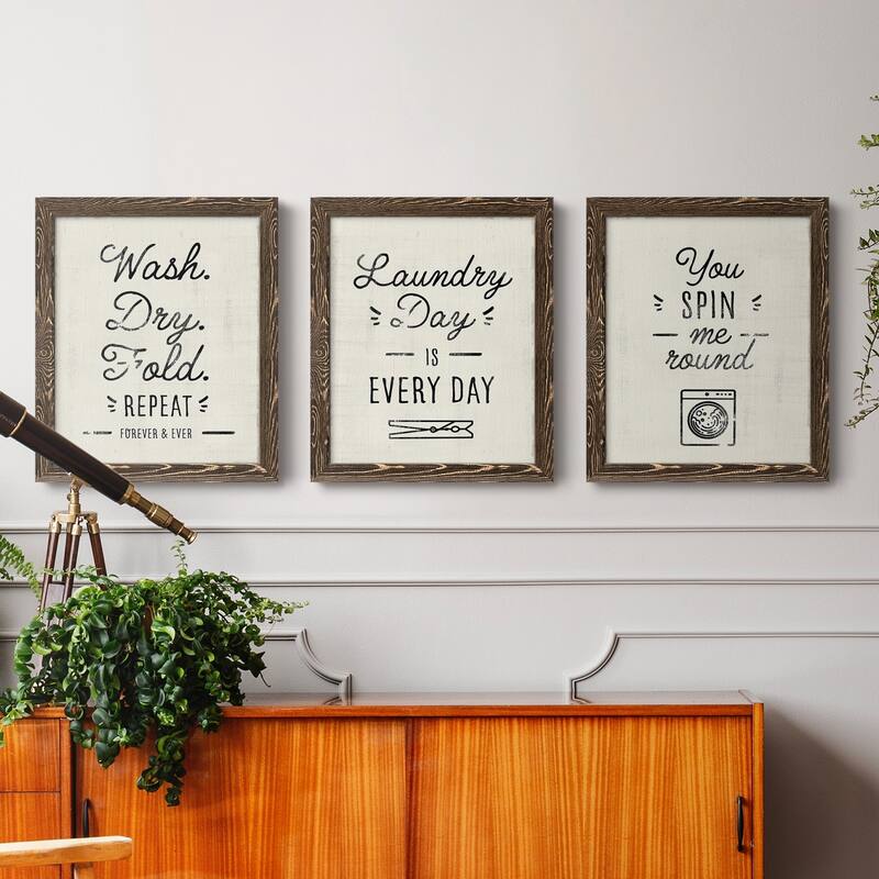 Laundry Room I-Premium Framed Canvas - Ready to Hang - Multi-Color