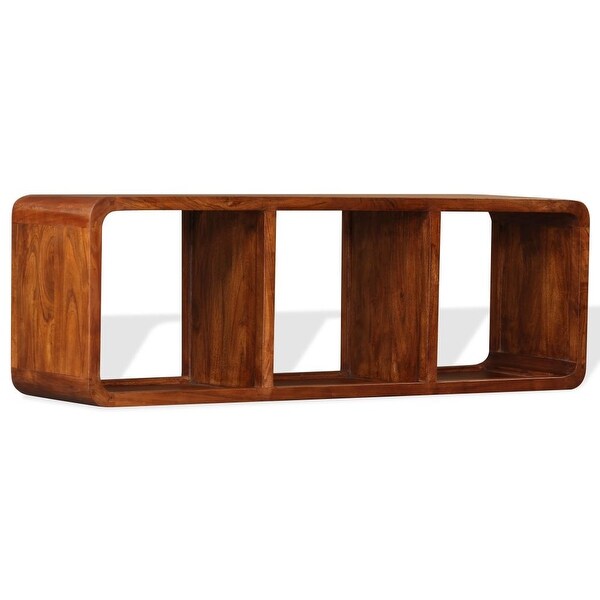 vidaXL TV Cabinet Solid Wood with Sheesham Finish 47.2"x11.8"x15.7"