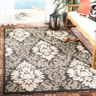 SAFAVIEH Courtyard Willene Boho Indoor/ Outdoor Waterproof Patio Backyard Rug