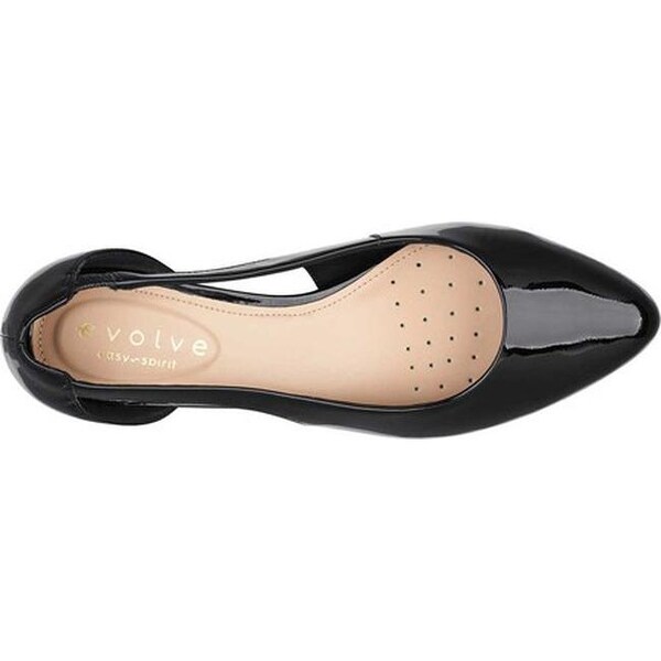 easy spirit black patent leather shoes