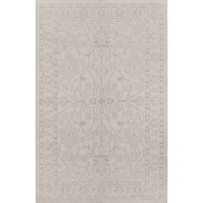 Erin Gates by Momeni Downeast Boothbay Oriental Indoor/ Outdoor Rug - 6'7" X 9'6"
