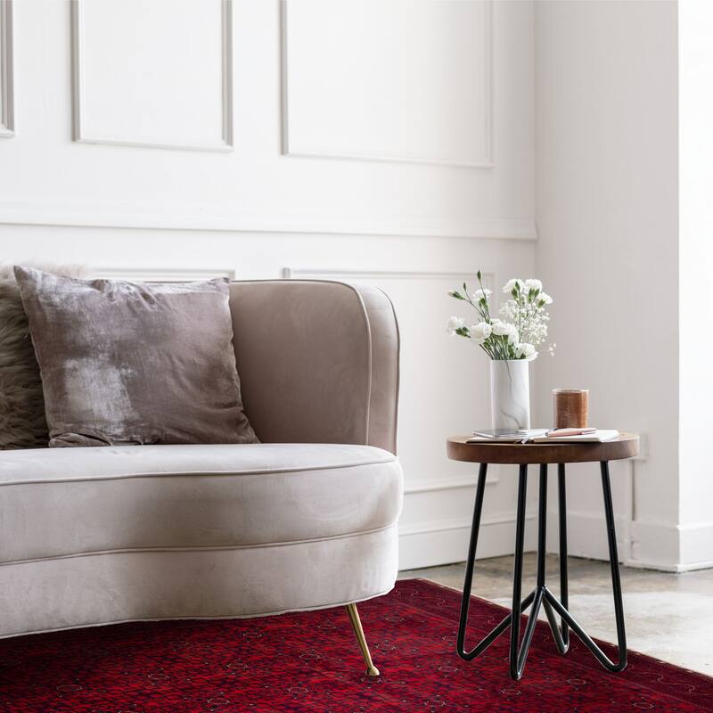 ECARPETGALLERY Hand-knotted Finest Khal Mohammadi Red Wool Rug - 9'8 x 13'1