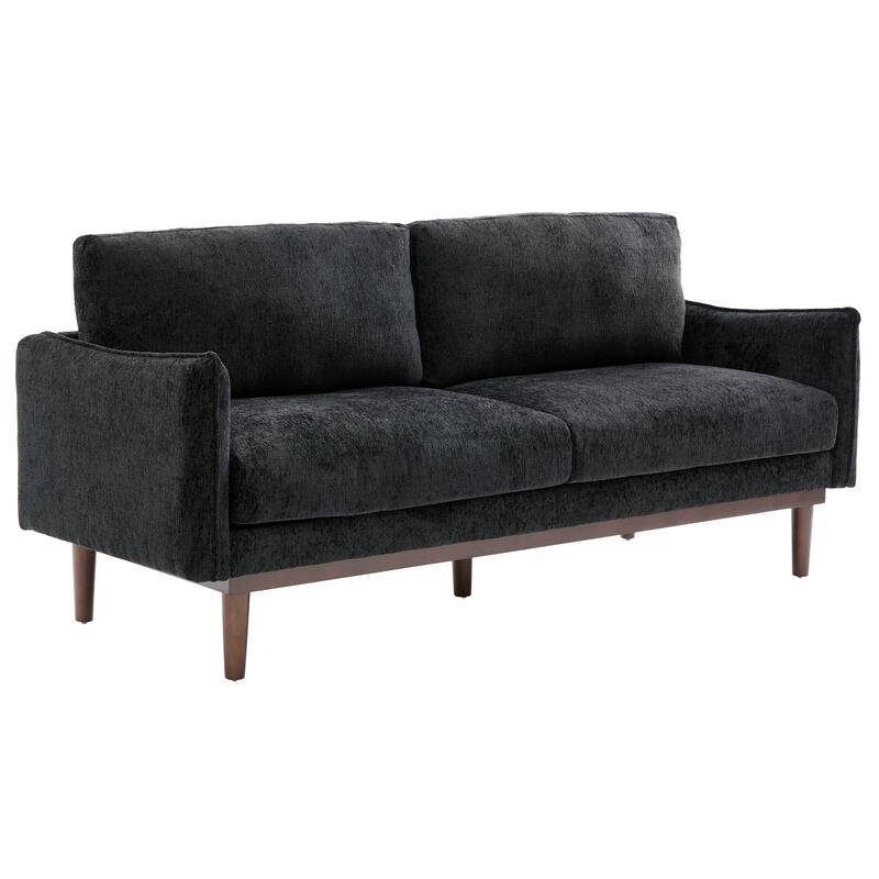 Christopher Knight Home - Lovina Modern Upholstered Loveseat Sofa with Spacious Seating and High-Density Cushioning.