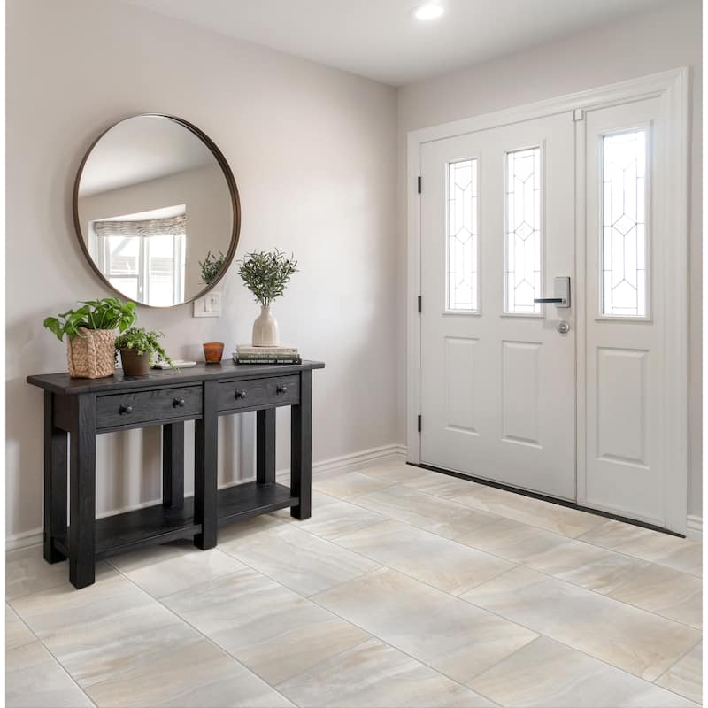 Merola Tile Dubai Pearl 12-1/2" x 24-1/2" Porcelain Floor and Wall Tile