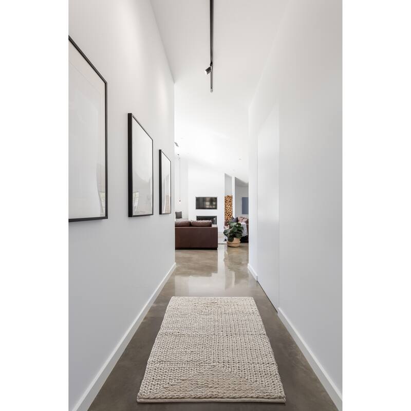 VCNY Home Barron Cotton Chenille Bath Rug - 24" x 60" - Ivory
