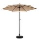preview thumbnail 14 of 48, 9FT Outdoor Patio Umbrella Outdoor Table Umbrella with Push Button Tilt and Crank