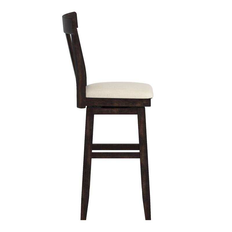 Eleanor Panel Back Wood Swivel Chair by iNSPIRE Q Classic