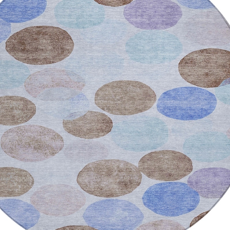 HomeRoots Geometric Transitional Rectangle Outdoor Rug