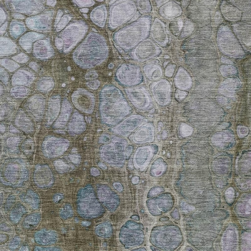 HomeRoots Abstract Transitional Rectangle Outdoor Rug