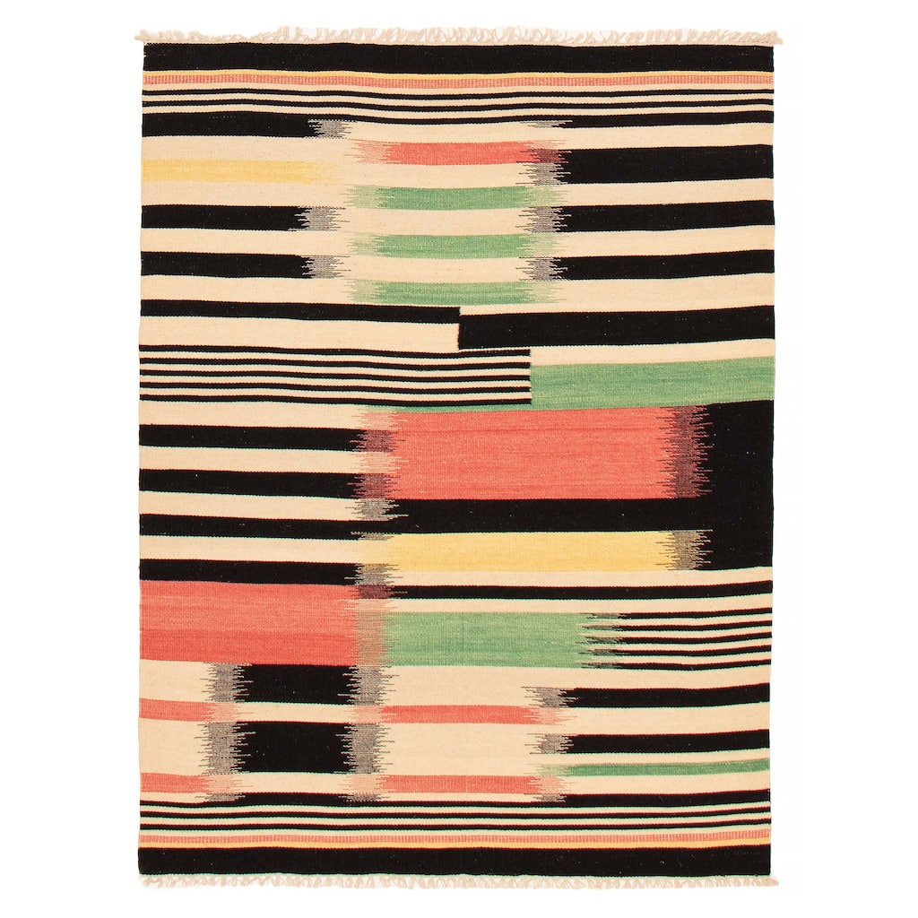 Ankara FW Cream Kilim 5'0" x 6'9" - 5'0 x 6'9