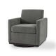 preview thumbnail 12 of 154, Set of 2 Modern Swivel Accent Armchairs Upholstered Arm Chairs