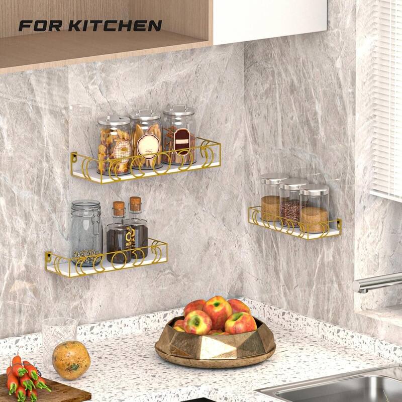 3 Pack Small Floating Book Plant Shelves - 2.75"D x 15.98"W x 5.27"H