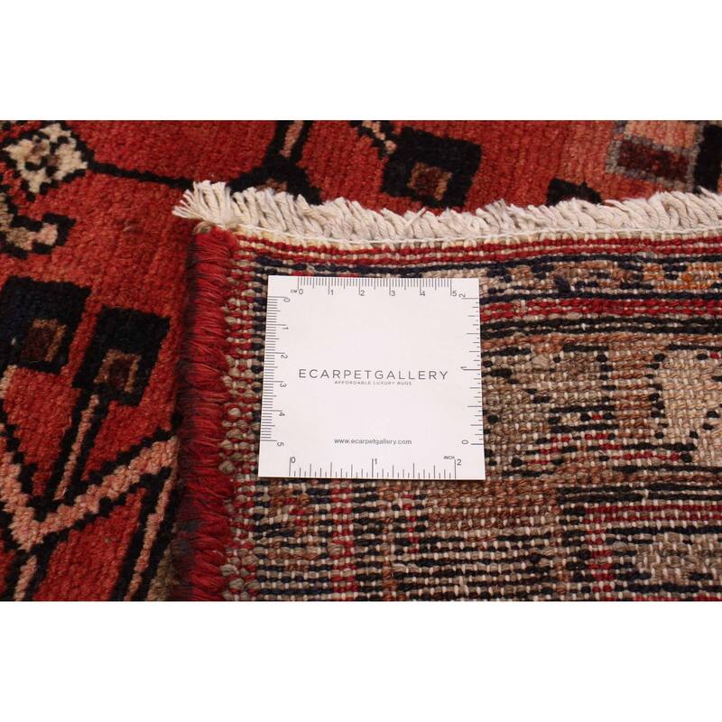 ECARPETGALLERY Hand-knotted Anadol Red Wool Rug - 3'6 x 9'6