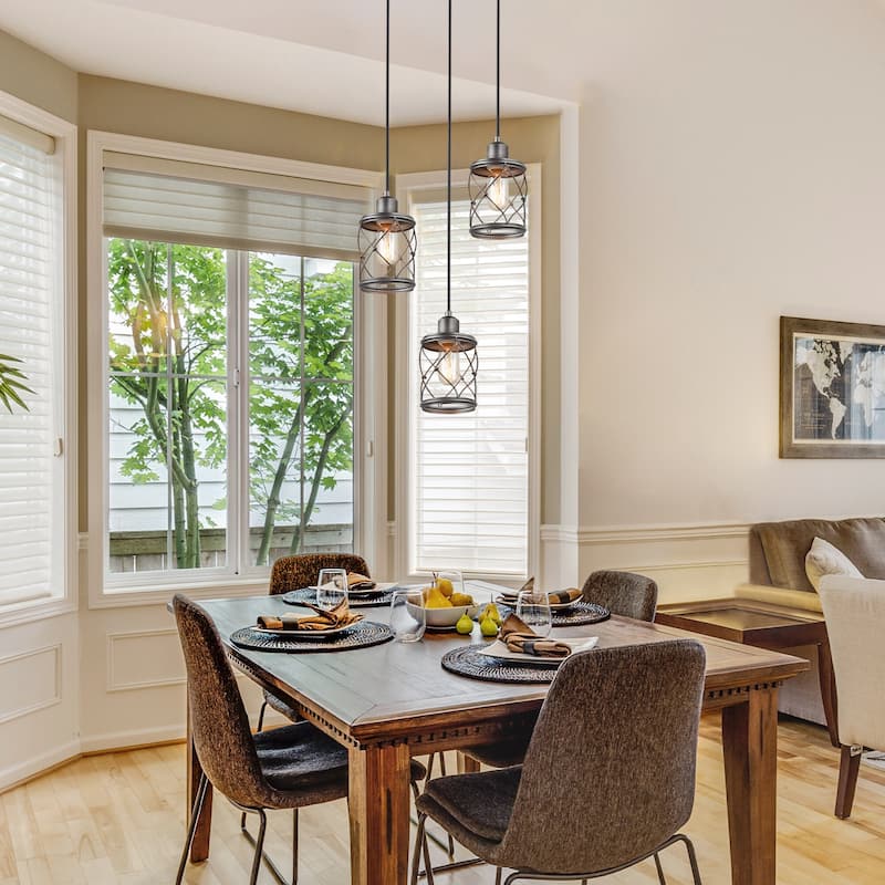 Modern Farmhouse 1-Light Mini Pendant Light Metal Kitchen Island Lights