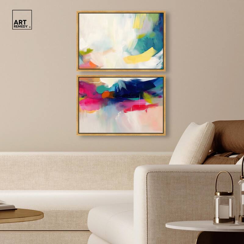 Riot of Color III Canvas Set of 2 by Art Remedy