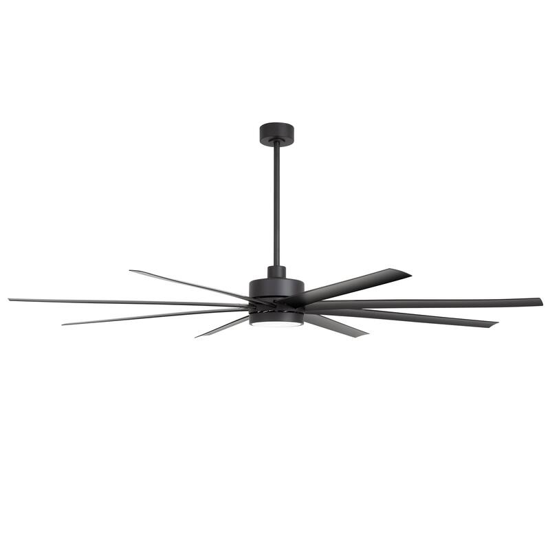 65"/72"/84" Modern LED Ceiling Fan with Light and Remote(8-Blade)