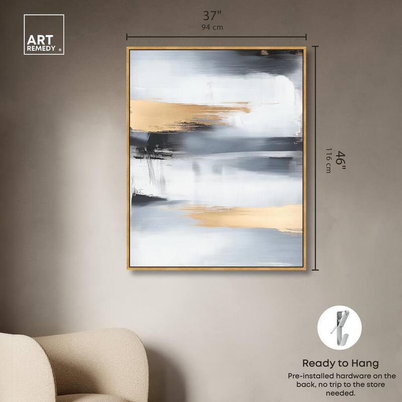 Visual Gold Vortex II Canvas by Art Remedy