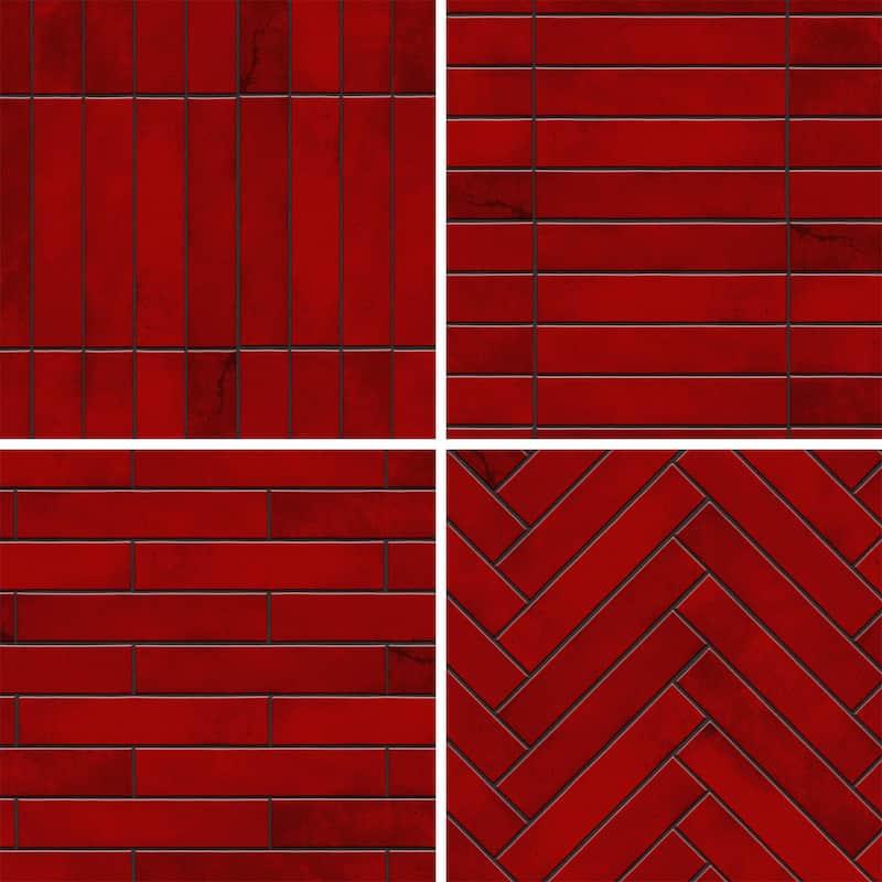 Merola Tile Menorca Volcano 2-1/2" x 12-7/8" Ceramic Wall Tile