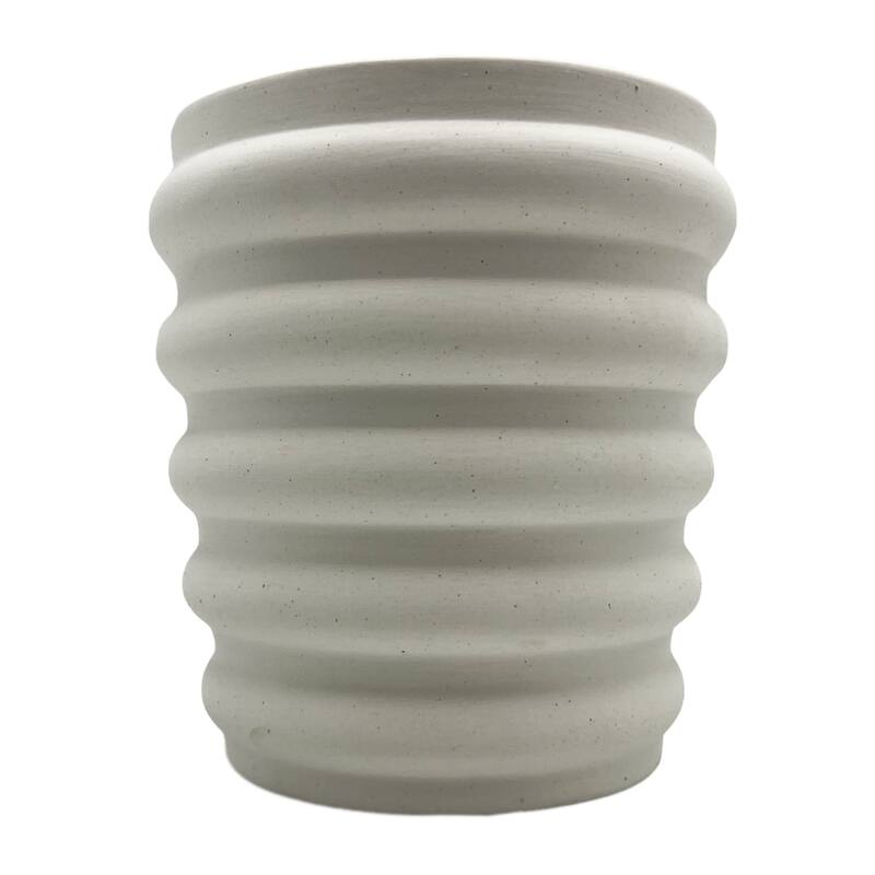 Modern Beige Ceramic Vase