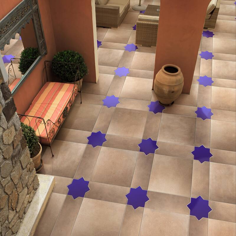 Merola Tile Argile Losanga Ferrara 7" x 17-5/8" Porcelain Floor and Wall Tile - (1 Tile)