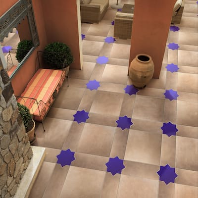 Merola Tile Argile Losanga Ferrara 7" x 17-5/8" Porcelain Floor and Wall Tile - (1 Tile)