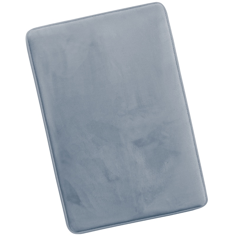 Clara Clark Ultra Soft Plush Bathroom Rug - Non-Slip, Velvet, Memory Foam Bath Mat - Set of 2
