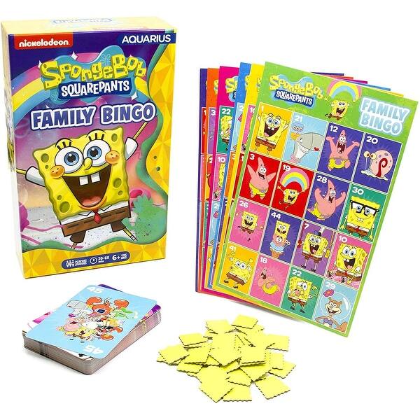 slide 2 of 4, SpongeBob SquarePants Family Bingo