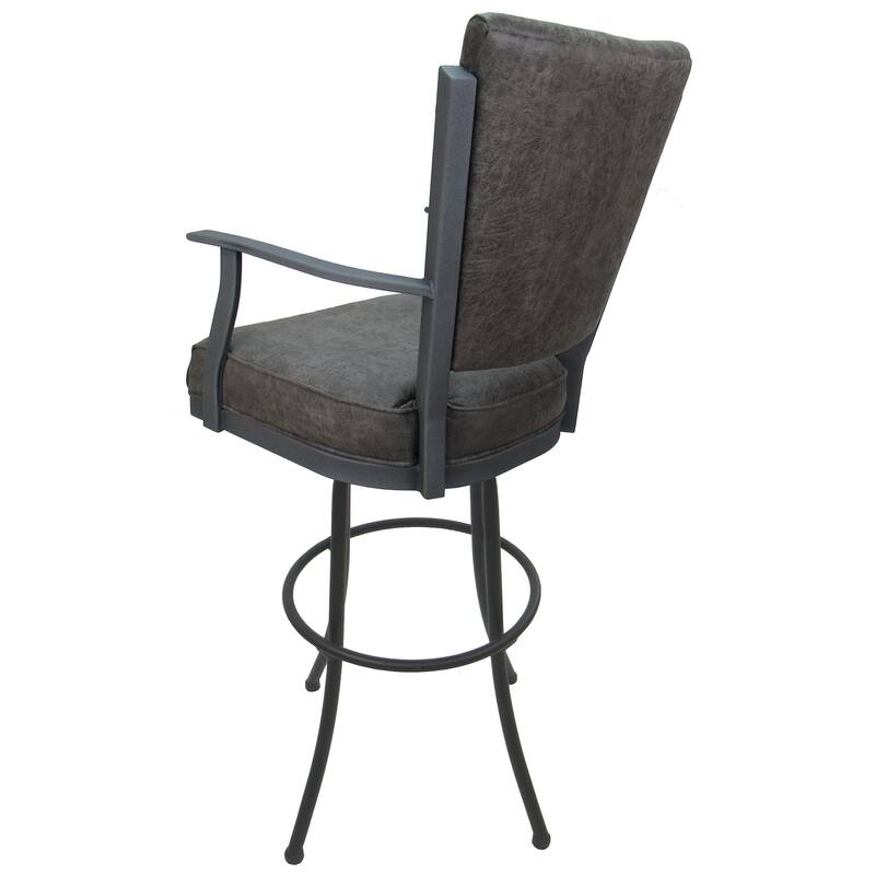 Swivel Extra Tall 34" (35") Metal Bar Stool Montana on Noam Base - 34" Seat