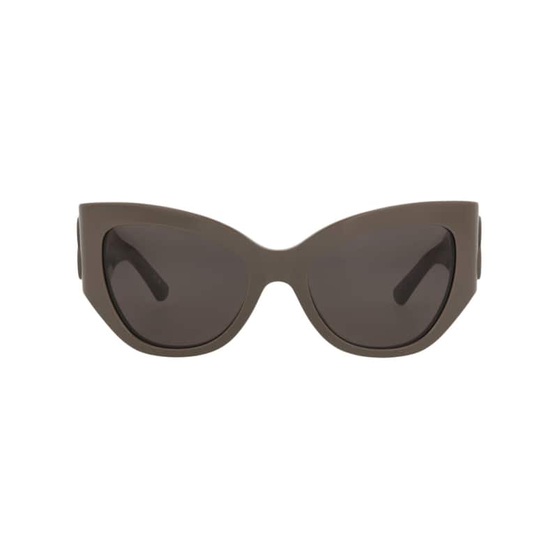 Balenciaga Cat Eye-Frame Recycled Acetate Sunglasses - Brown Brown Grey - Brown - Grey Lens