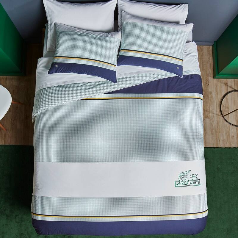 Lacoste Valleyfield 3-Piece Cotton Reversible Duvet Cover Set