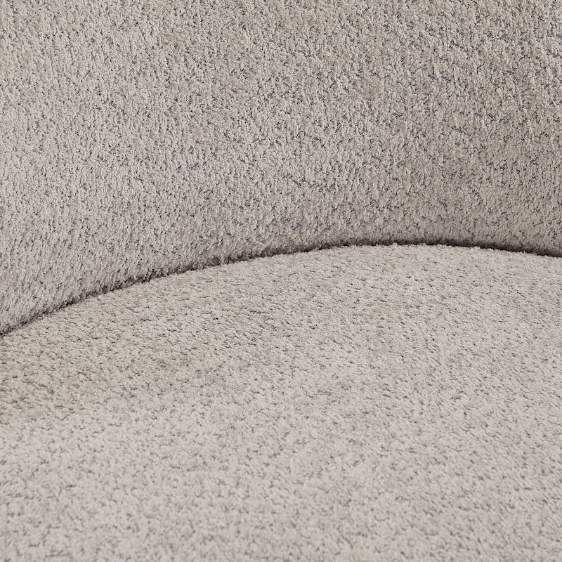 Fabric Swivel Chair with Metal Frame