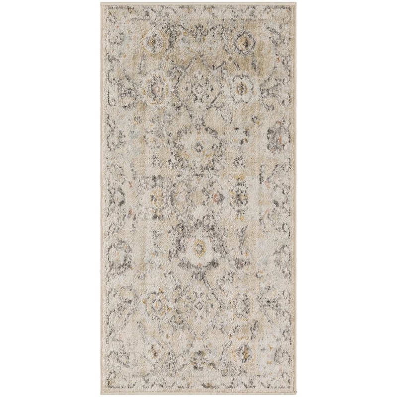 Nourison Oushak Home Indoor Persian Area Rug - 2' x 4' - Cream