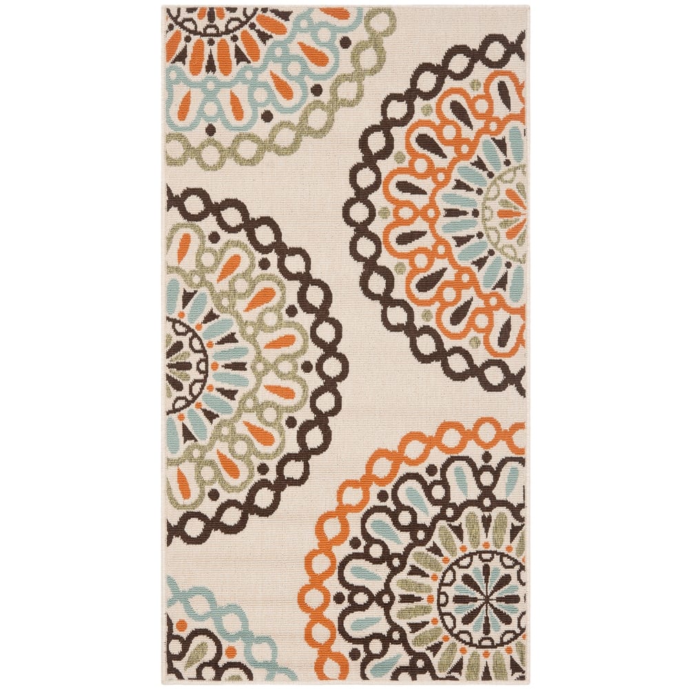 SAFAVIEH Veranda Elsi Geometric Medallion Indoor/Outdoor Area Rug