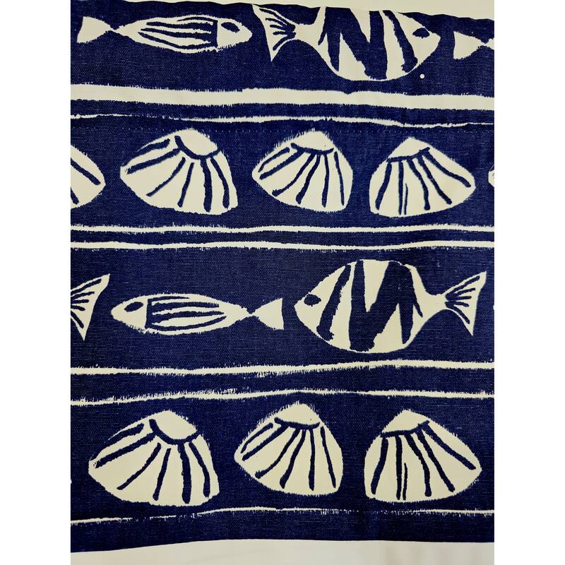 RLF Home She Shells Banded Valance