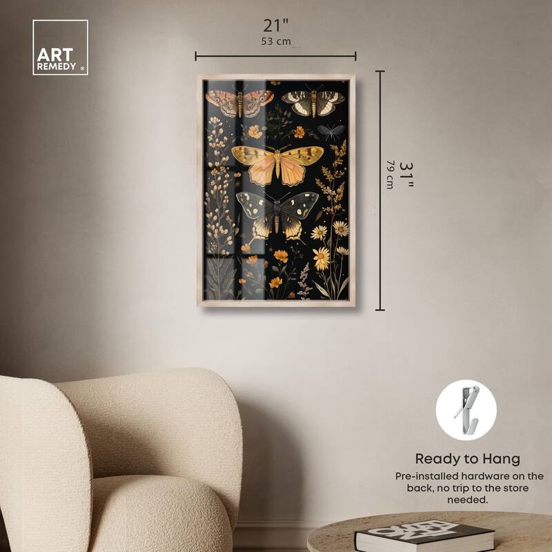 Winged Visitors II Shadowbox by Art Remedy